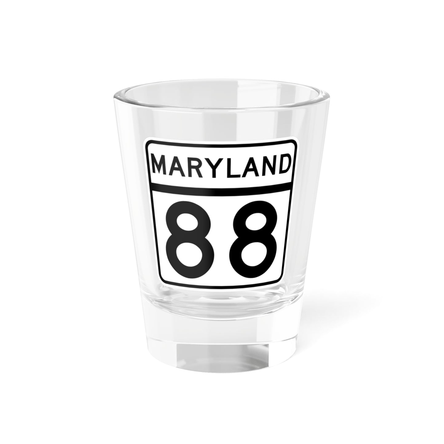 MD Route 88 (Maryland) (Road Sign) Shot Glass 1.5oz