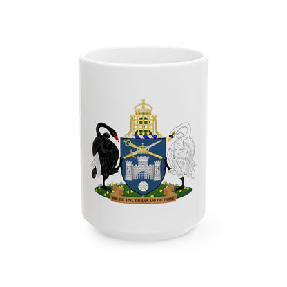 Coat of Arms of the Australian Capital Territory - White Coffee Mug