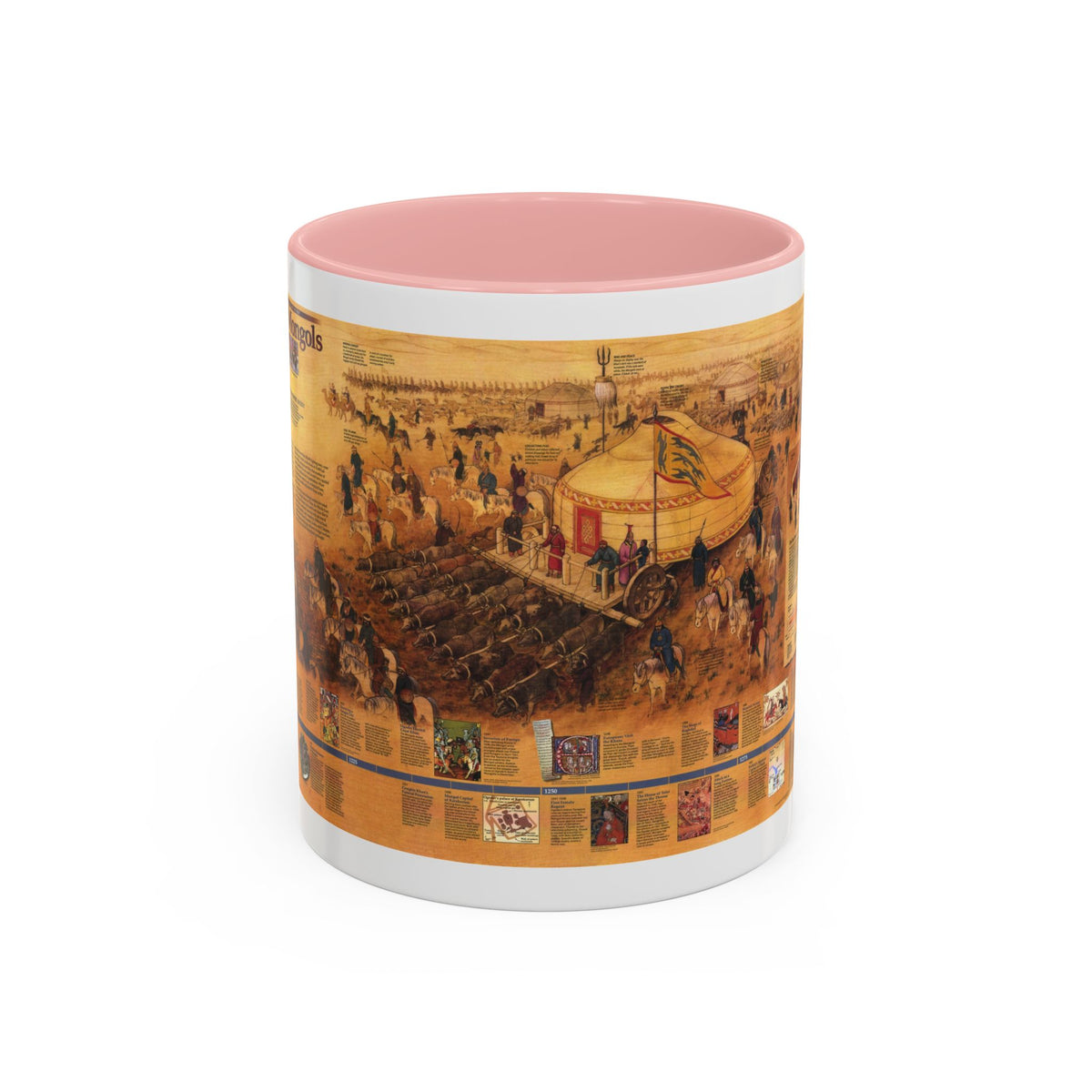 Mongols, The (1996) (Map) Accent Coffee Mug