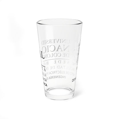 UNAL Aplicación Electrónica (Colombia) (Coat of Arms) Pint Glass 16oz
