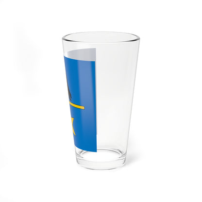 Flag of Denis Theurillat (Switzerland) Pint Glass 16oz