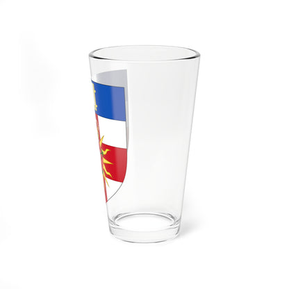 University of London arms (United Kingdom) (Coat of Arms) Pint Glass 16oz