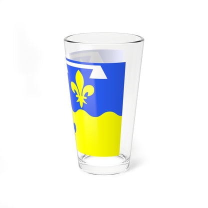 Drapeau fr departement Loir-et-Cher (France) Pint Glass 16oz