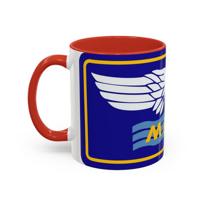 Tasse à café avec accents des forces aériennes alliées méditerranéennes (armée américaine)