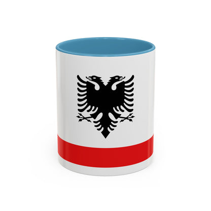 Naval Ensign of Albania - Accent Coffee Mug