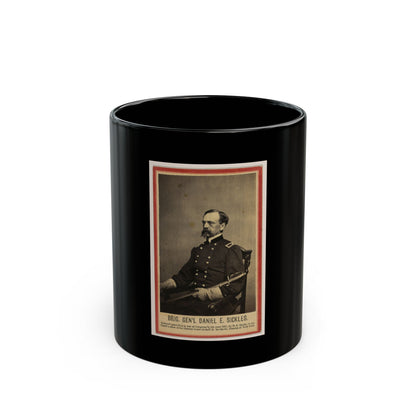 Brig. Gen'l Daniel E. Sickles (U.S. Civil War) Black Coffee Mug