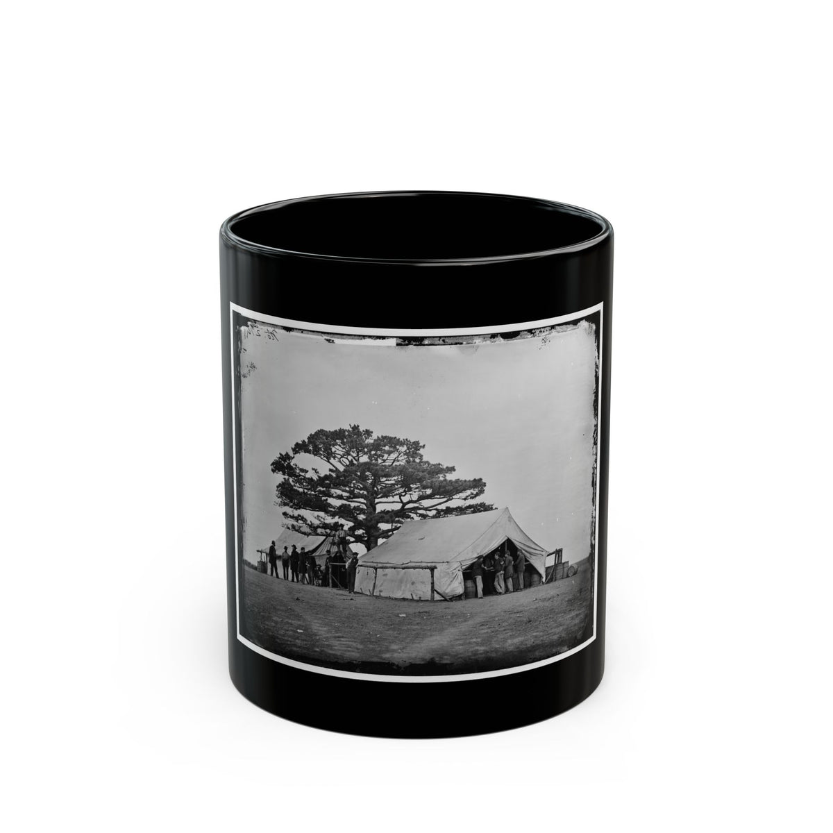 Bealeton, Va.  Sutler's Tent At Army Of The Potomac Headquarters (U.S. Civil War) Black Coffee Mug