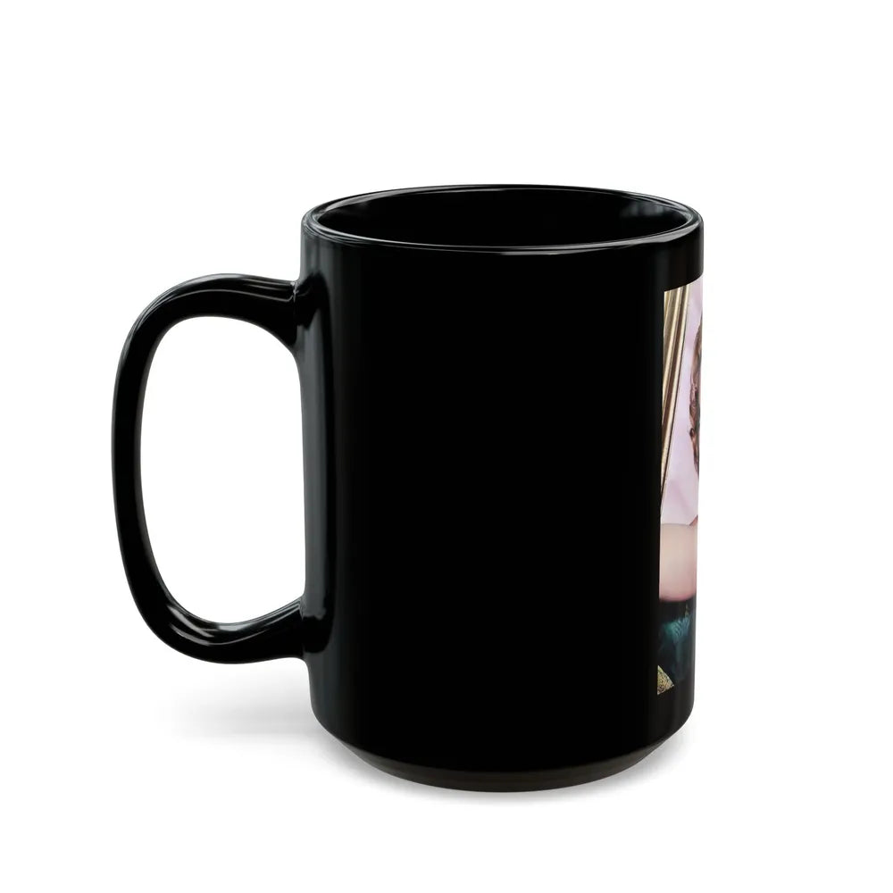 Diane McBain #30 (Vintage Female Icon) Black Coffee Mug-Go Mug Yourself