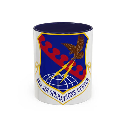 603 Air Operations Center USAFE (U.S. Air Force) Accent Coffee Mug 11oz Navy - Go Mug Yourself