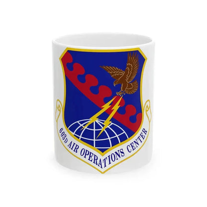 603 Air Operations Center USAFE (U.S. Air Force) White Coffee Mug 11oz - Go Mug Yourself