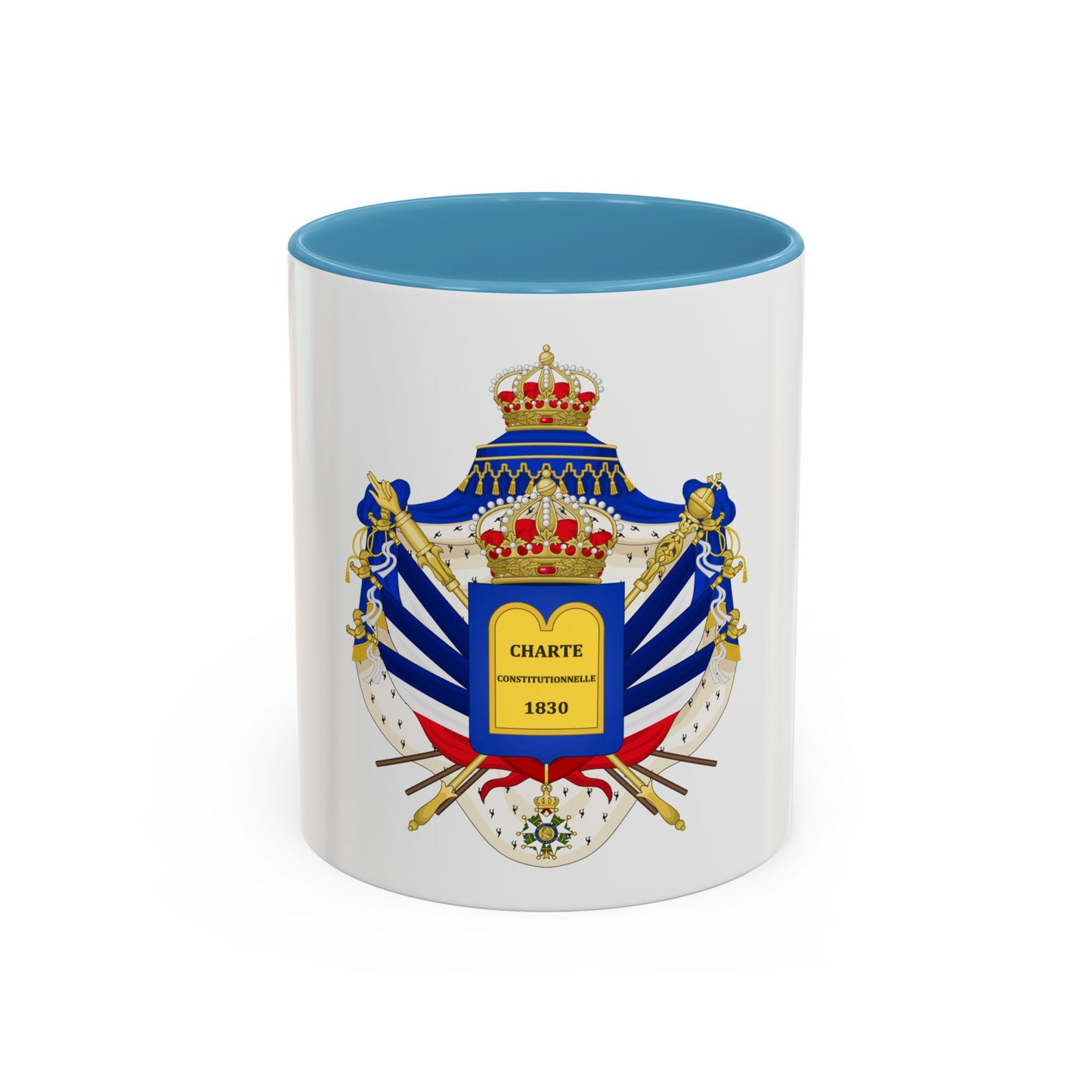 Coat of Arms of the July Monarchy (1831-48) - Accent Coffee Mug