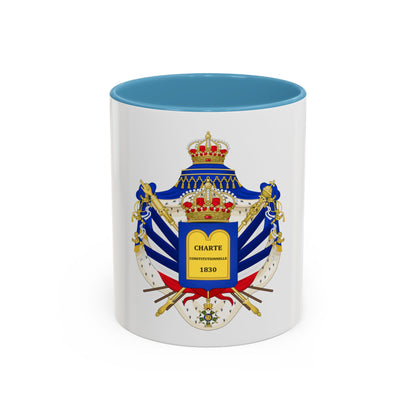 Coat of Arms of the July Monarchy (1831-48) - Accent Coffee Mug