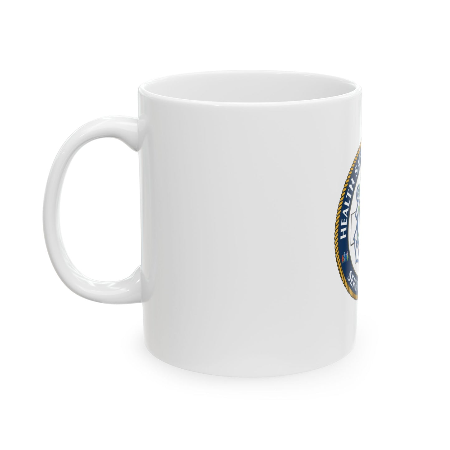 HSWL Service Center (U.S. Coast Guard) White Coffee Mug