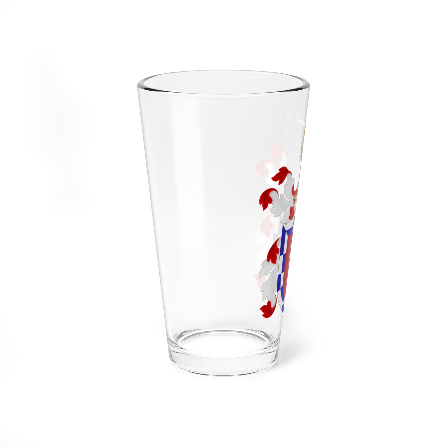 Coat of Arms of William A. A. Wallace (United States) (Coat of Arms) Pint Glass 16oz