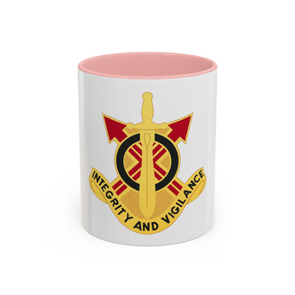 107th Artillery Group (U.S. Army) Accent Coffee Mug