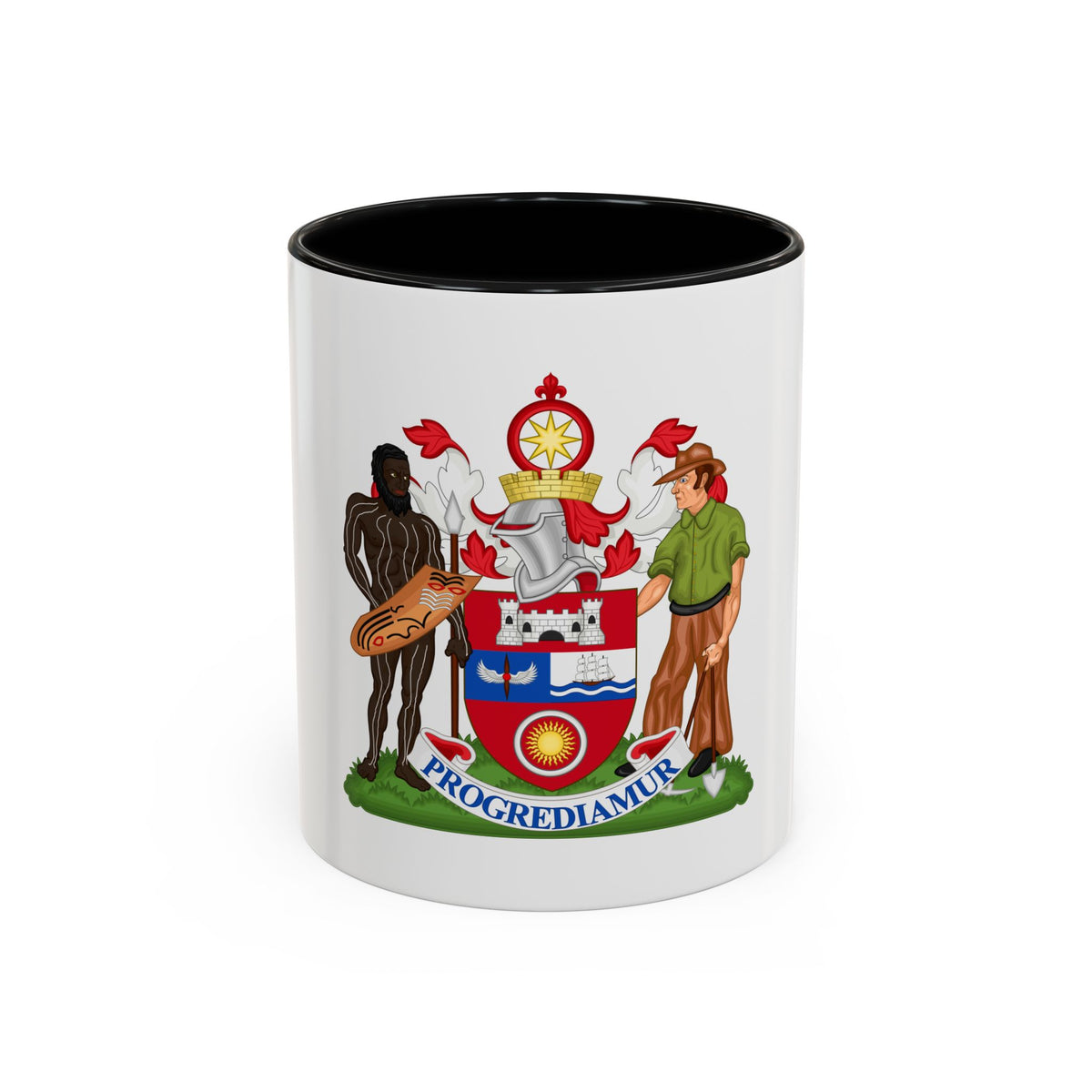 Coat of Arms Darwin Australia - Accent Coffee Mug