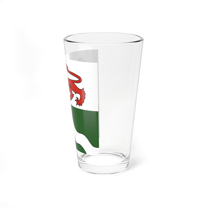 CHE Mattenbach Flag (Switzerland) Pint Glass 16oz