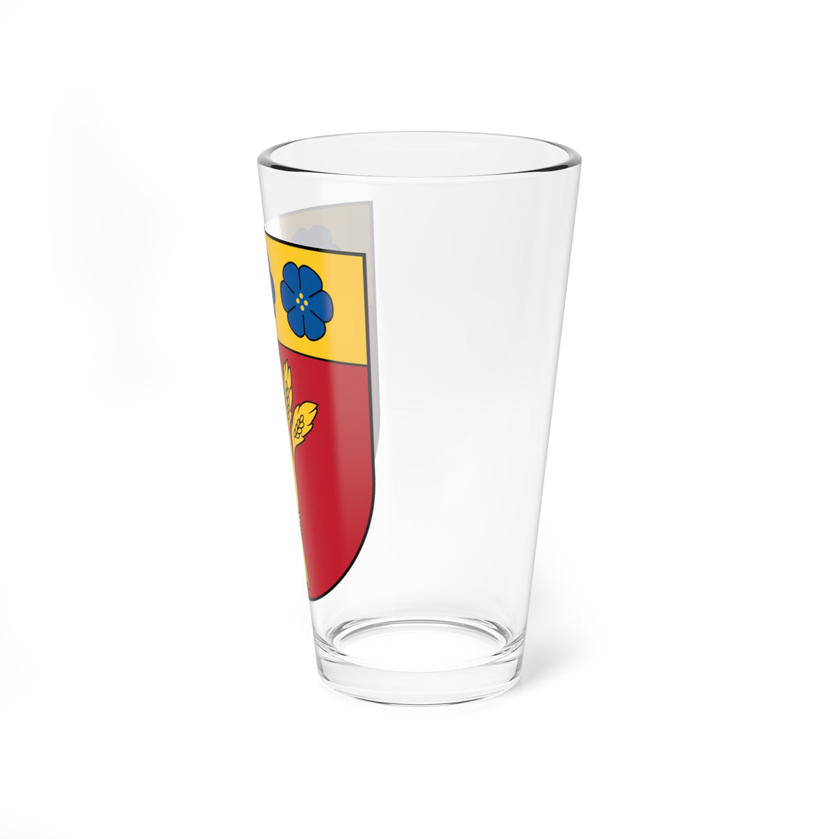 Rujiena COA (Latvia) (Coat of Arms) Pint Glass 16oz