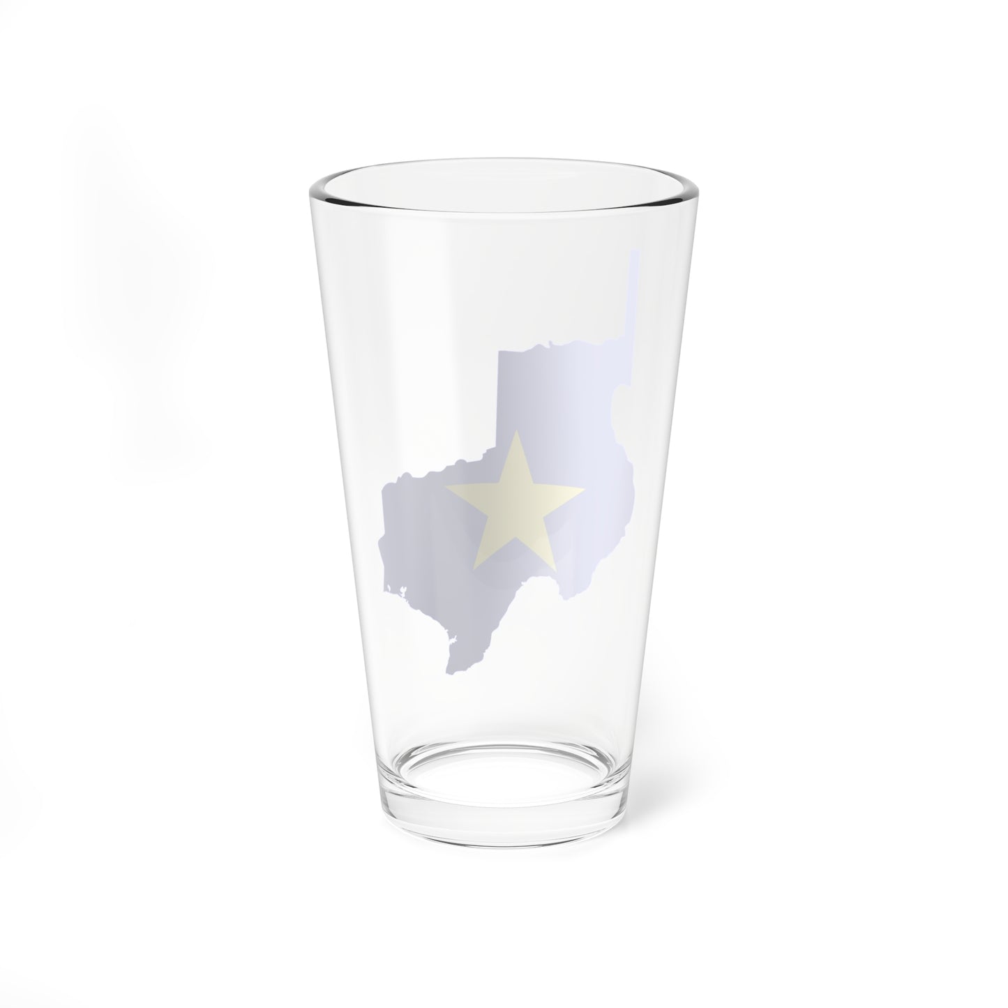 Flag-map of Texas 1836-1839 (United States) Pint Glass 16oz