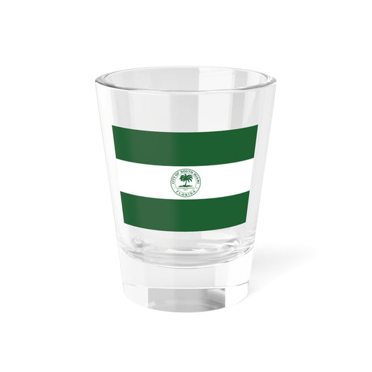 Flag of South Miami Florida (United States) Shot Glass 1.5oz