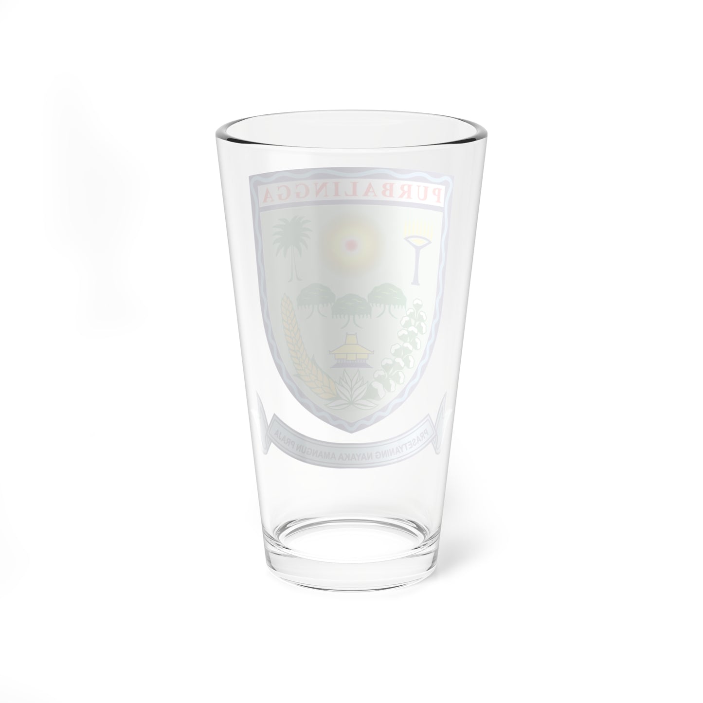 Seal of Purbalingga Regency (Indonesia) (Coat of Arms) Pint Glass 16oz