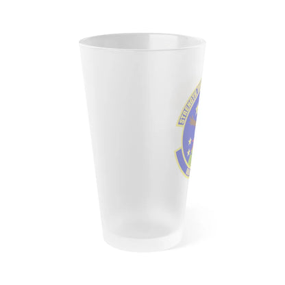 603d Air Communications Squadron (U.S. Air Force) Frosted Pint Glass 16oz-Go Mug Yourself