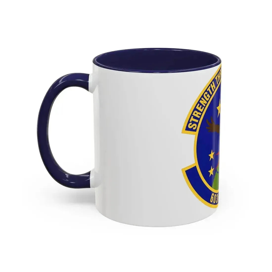 603d Air Communications Squadron (U.S. Air Force) Accent Coffee Mug - Go Mug Yourself