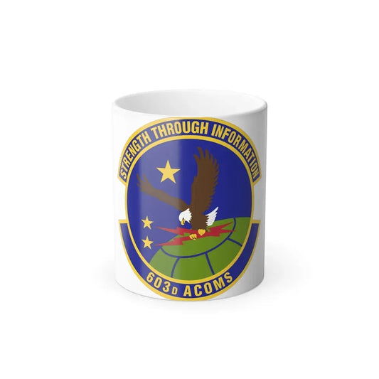 603d Air Communications Squadron (U.S. Air Force) Color Changing Coffee Mug 11oz - Go Mug Yourself