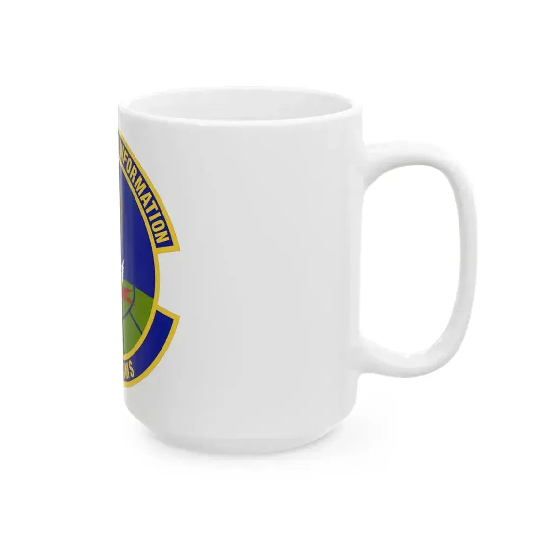 603d Air Communications Squadron (U.S. Air Force) White Coffee Mug - Go Mug Yourself
