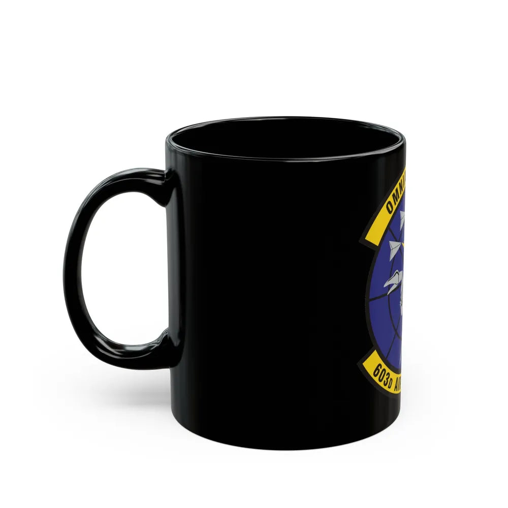 603d Air Control Squadron (U.S. Air Force) Black Coffee Mug-Go Mug Yourself