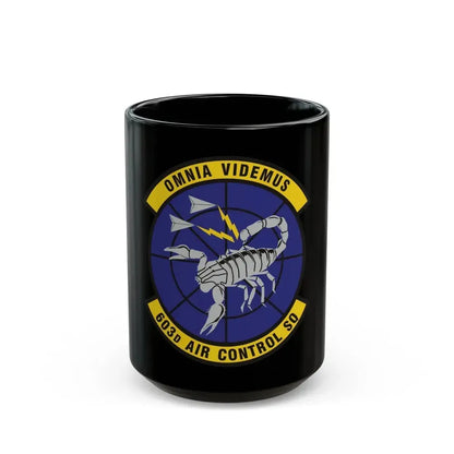 603d Air Control Squadron (U.S. Air Force) Black Coffee Mug 15oz - Go Mug Yourself