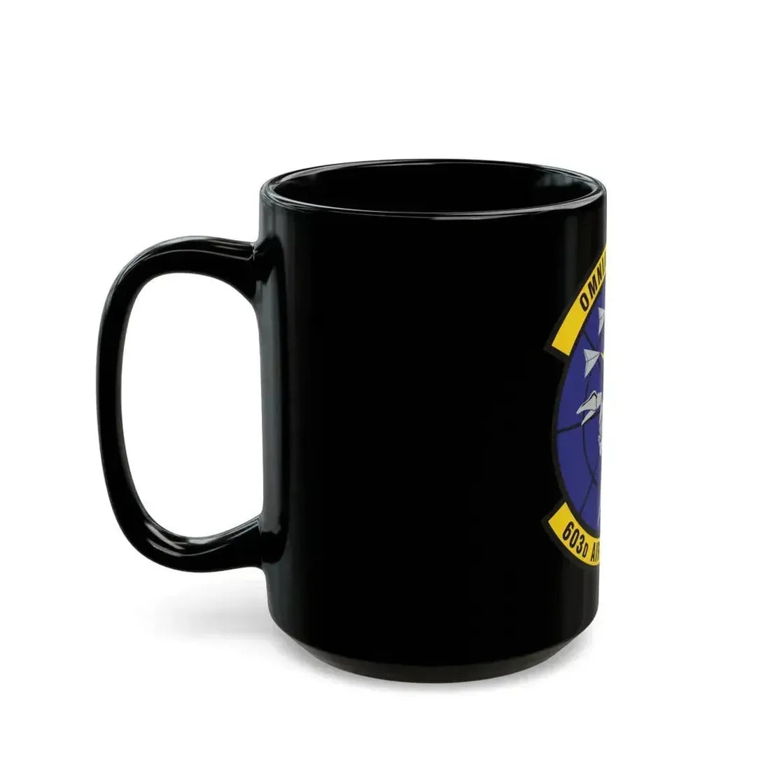 603d Air Control Squadron (U.S. Air Force) Black Coffee Mug - Go Mug Yourself