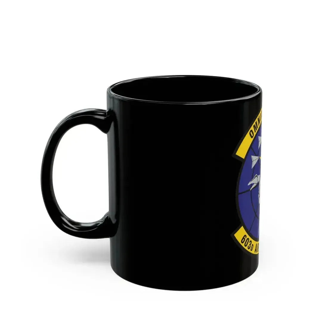 603d Air Control Squadron (U.S. Air Force) Black Coffee Mug - Go Mug Yourself