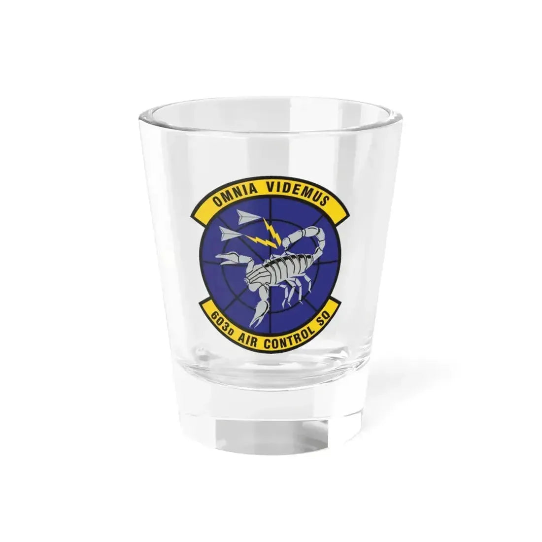 603d Air Control Squadron (U.S. Air Force) Shot Glass 1.5oz 1.5oz - Go Mug Yourself