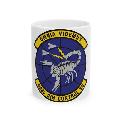 603d Air Control Squadron (U.S. Air Force) White Coffee Mug 11oz - Go Mug Yourself