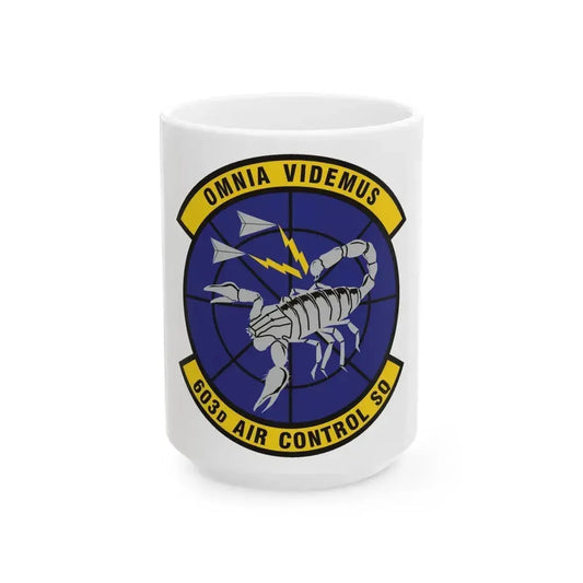 603d Air Control Squadron (U.S. Air Force) White Coffee Mug 15oz - Go Mug Yourself