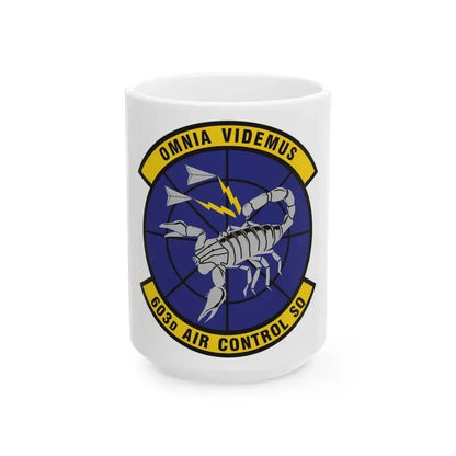 603d Air Control Squadron (U.S. Air Force) White Coffee Mug 15oz - Go Mug Yourself