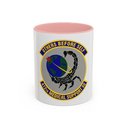 412th Medical Support Squadron (U.S. Air Force) Accent Coffee Mug
