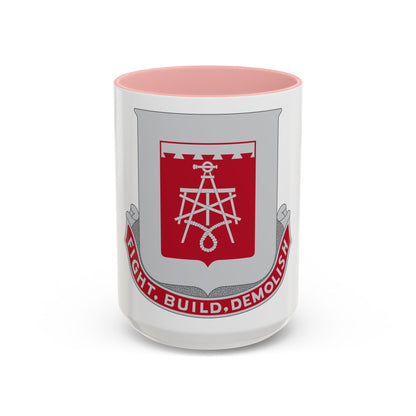 330 Engineer Battalion (U.S. Army) Accent Coffee Mug