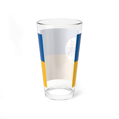 Flag of Nagypall (Hungary) Pint Glass 16oz