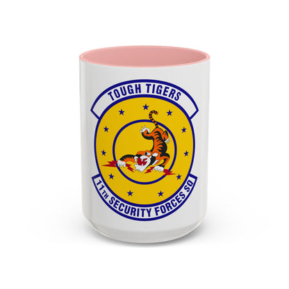 11 Security Forces Squadron USAF (U.S. Air Force) Accent Coffee Mug
