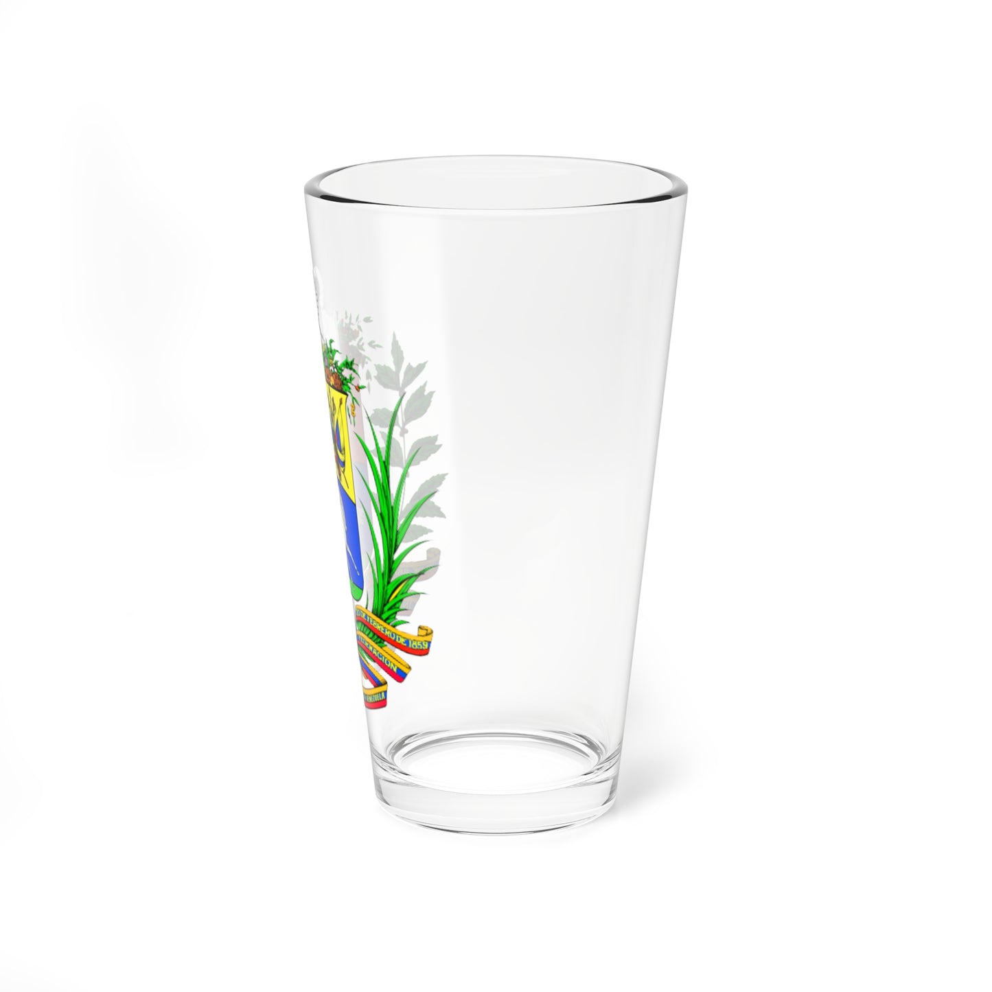 Coat of arms of Venezuela before 2006 (Venezuela) (Coat of Arms) Pint Glass 16oz