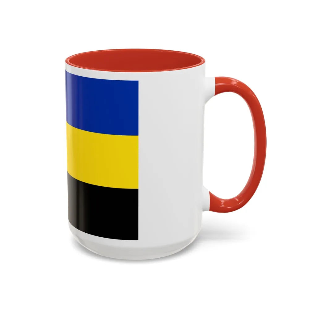 Flag of Gelderland Netherlands - Accent Coffee Mug-Go Mug Yourself