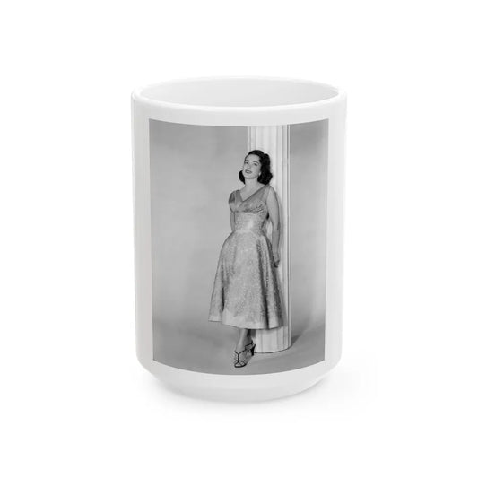 Julia Adams #160 (Vintage Female Icon) White Coffee Mug-15oz-Go Mug Yourself