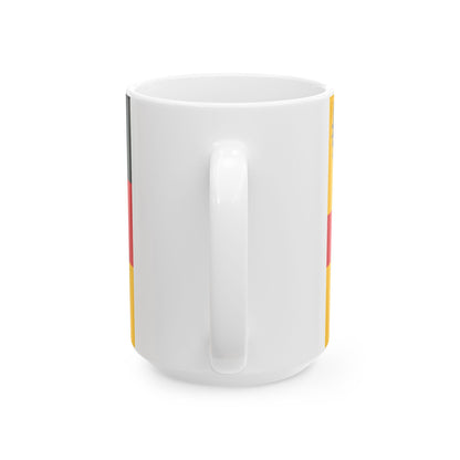 War ensign of the German Empire Navy 1848-1852 (Germany) White Coffee Mug