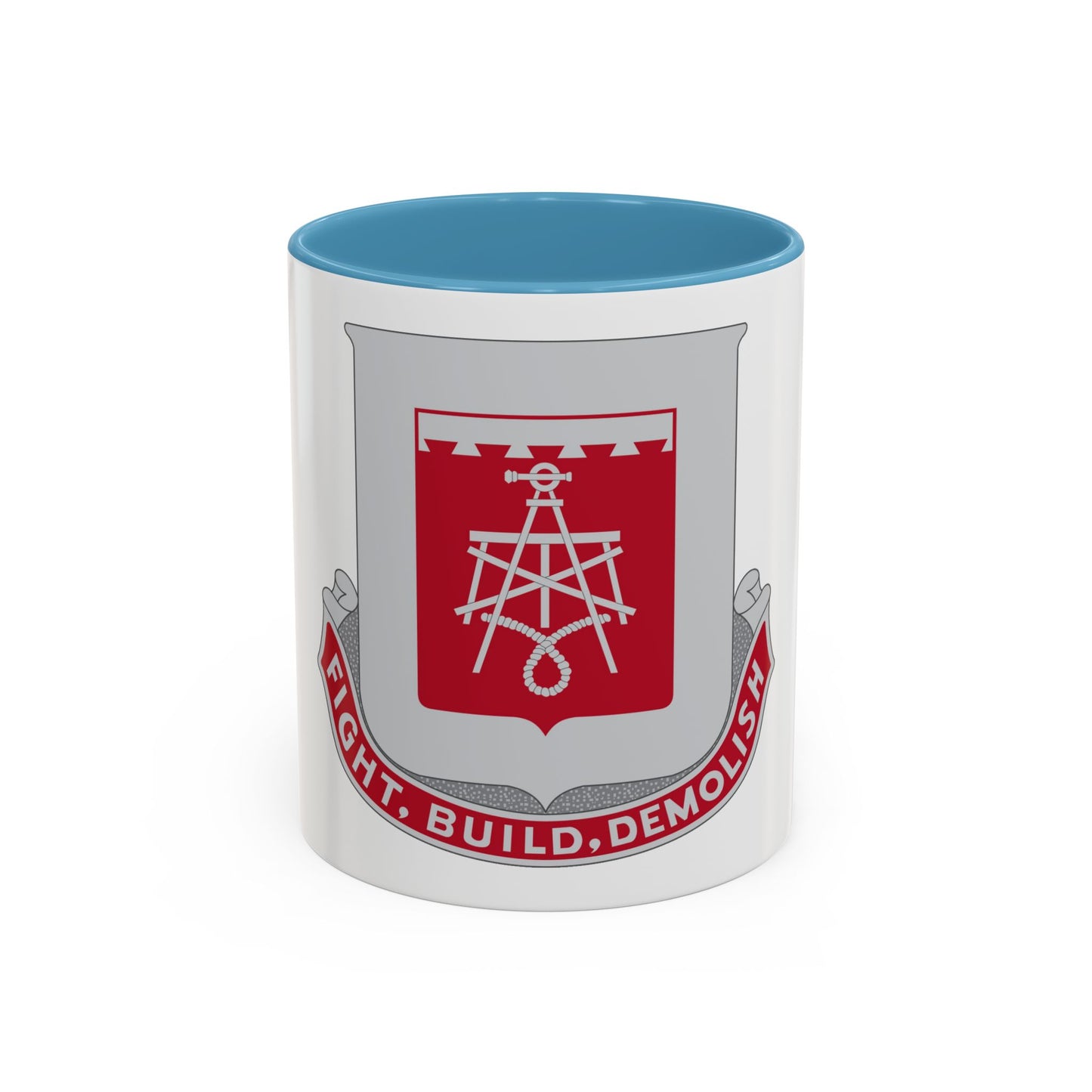 330 Engineer Battalion (U.S. Army) Accent Coffee Mug