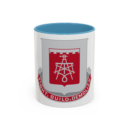 330 Engineer Battalion (U.S. Army) Accent Coffee Mug