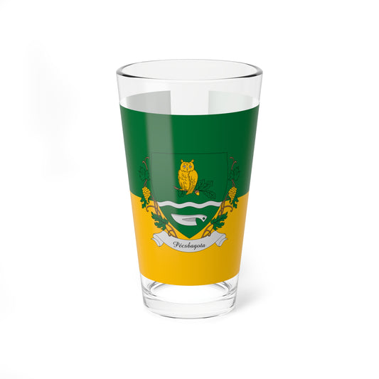 Flag of Pecsbagota (Hungary) Pint Glass 16oz