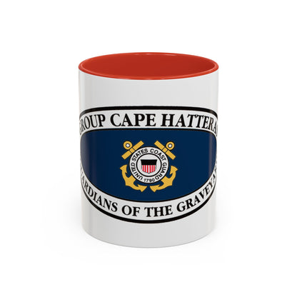 USCG Group Cape Hatteras VINT (U.S. Coast Guard) Accent Coffee Mug