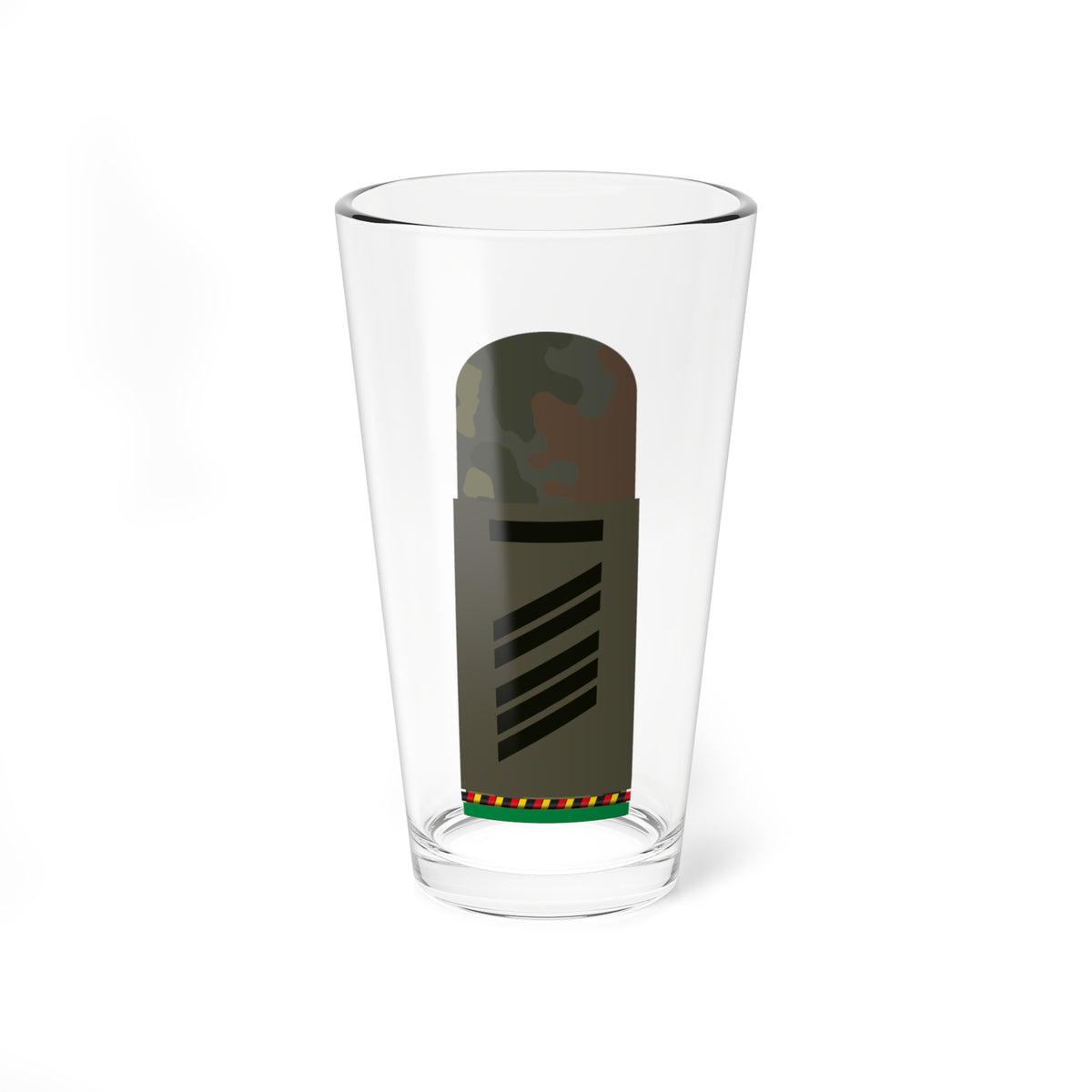 HA OS5 16 Oberstabsgefreiter RUA PzGren L (Military Rank) Pint Glass 16oz